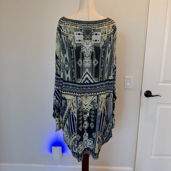 CAMILLA Short Kaftan - OS | Limited Edition Print w/Crystals - Picture 6 of 11